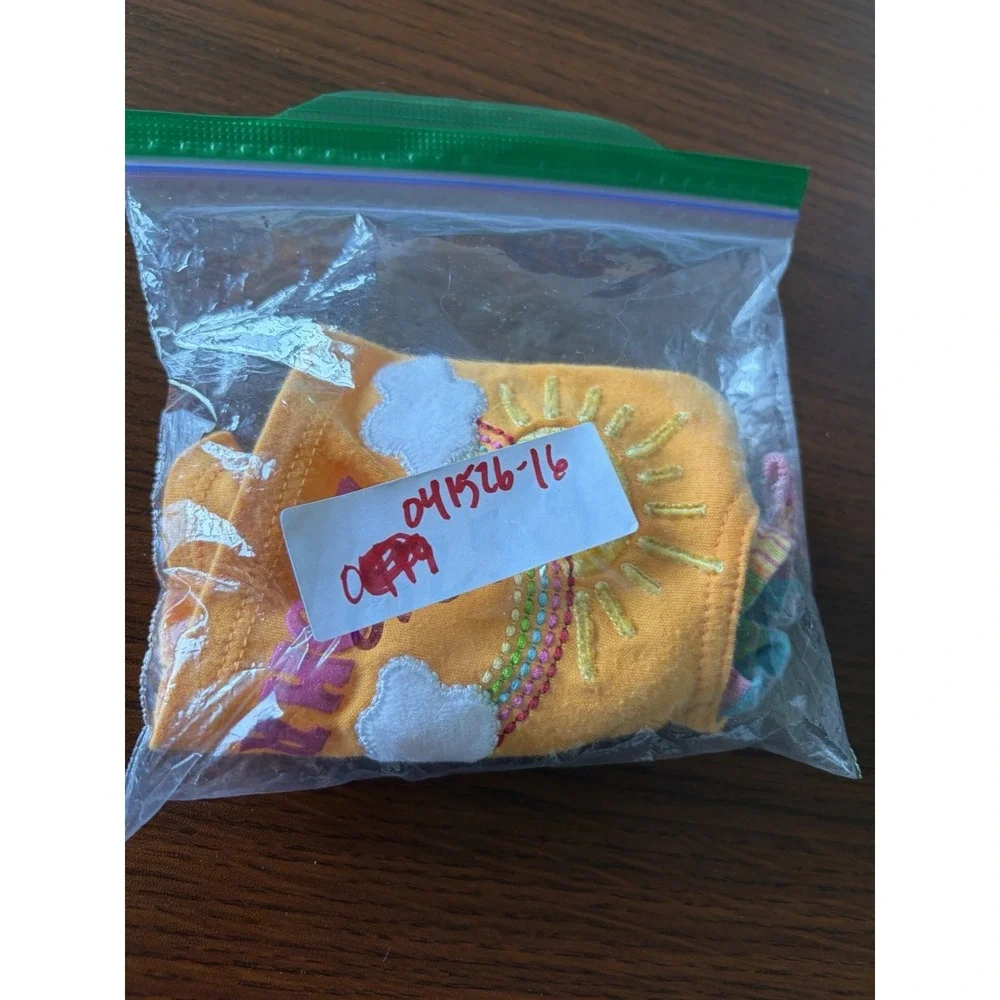Build A Bear Aloha Top Shirt Orange Tropical For Bear Dolls